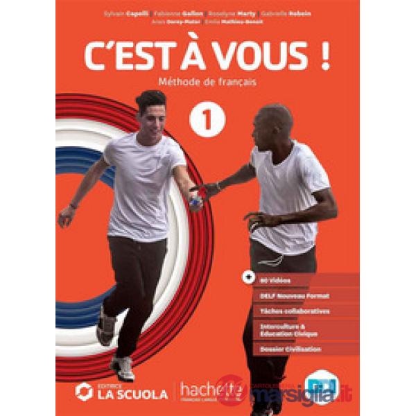 C'EST A VOUS 1: LIVRE & CAHIER + STRUMENTI