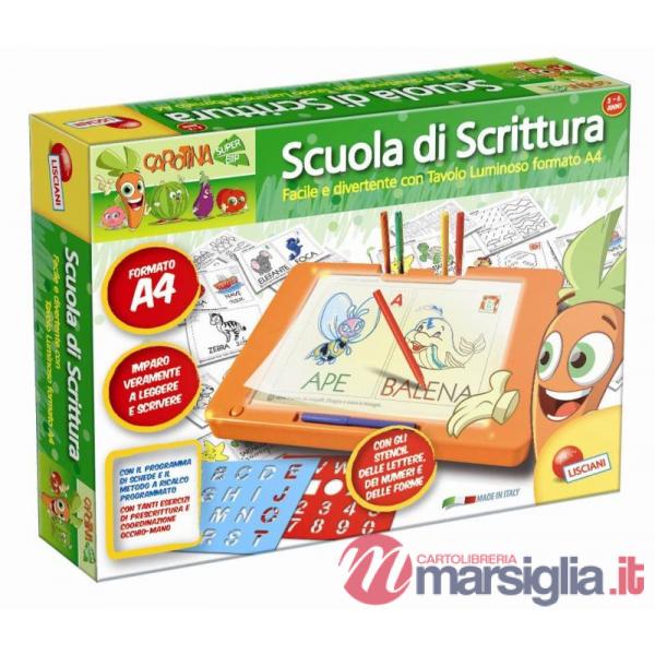 CAROTINA TAVOLO SCUOLA SCRITTURA