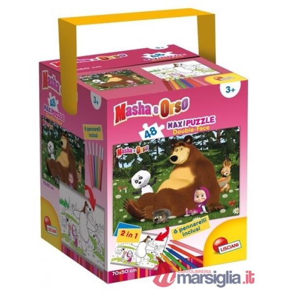 PUZZLE + COLOR FUSTINO MAXI 48 MASHA E ORSO 1