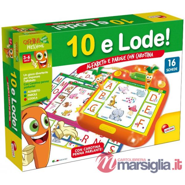 CAROTINA 10 E LODE ALFABETO E PAROLE