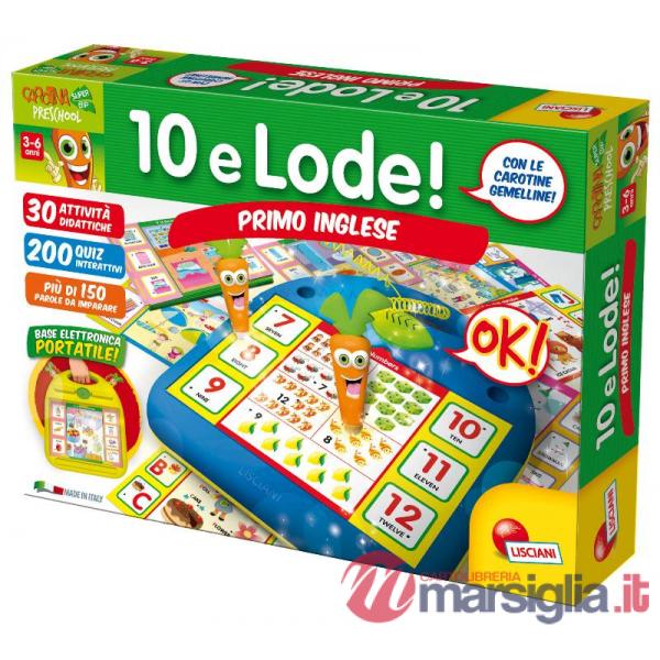 CAROTINA 10 E LODE PRIMO INGLESE