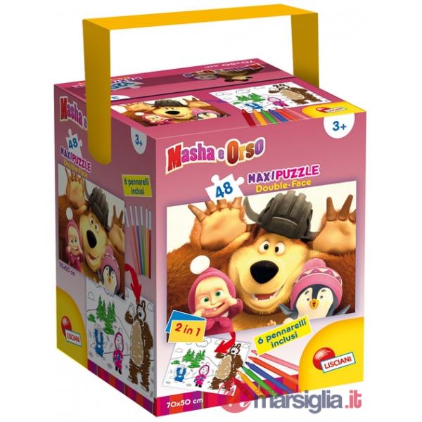 PUZZLE IN A TUB MAXI 48 MASHA FUNNY FACES