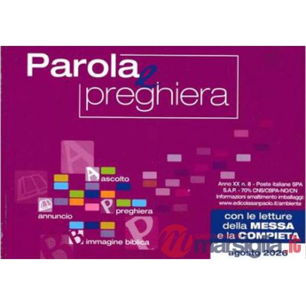 Parola e preghiera (2026). Vol. 8: Agosto
