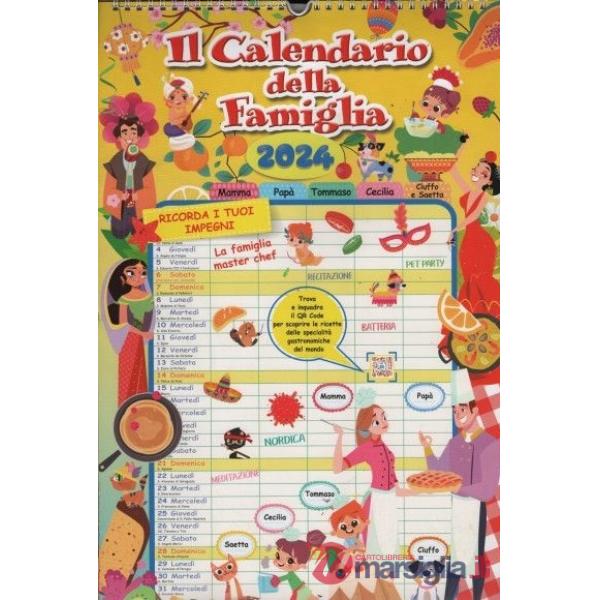 Calendario-agenda della famiglia 2024