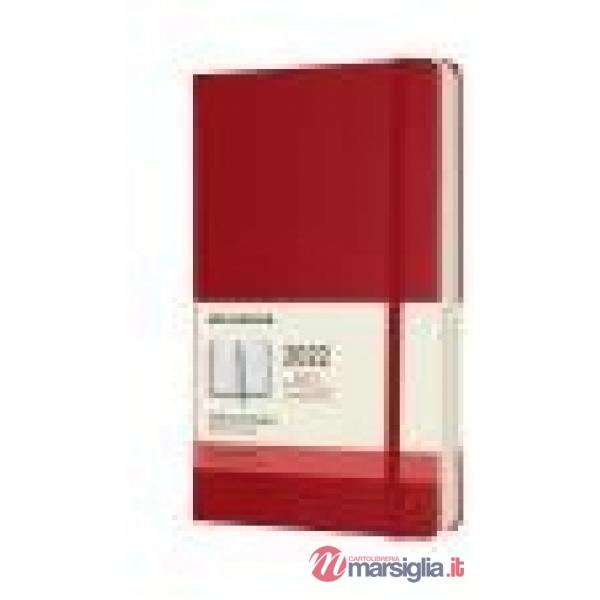 12 months, daily. Large, hard cover, scarlet red