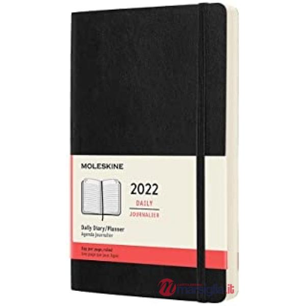 12 months, daily. Large, soft cover, black