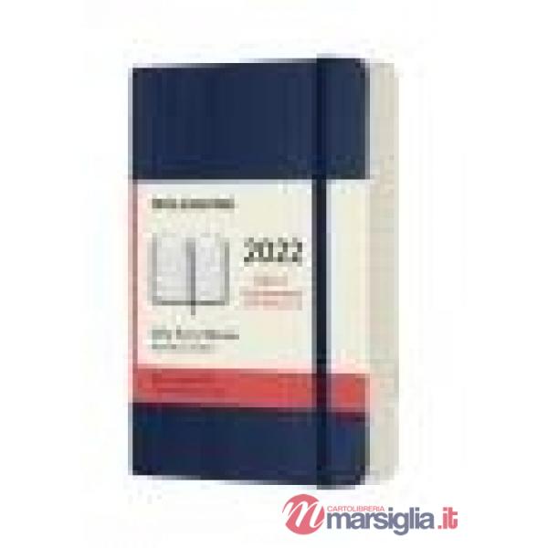 12 months, daily. Pocket, soft cover, sap blue