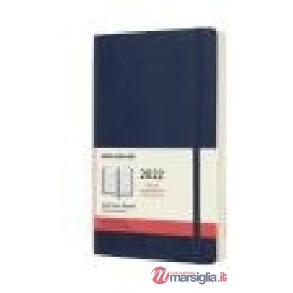 12 months, daily. Large, soft cover, sapphire blue