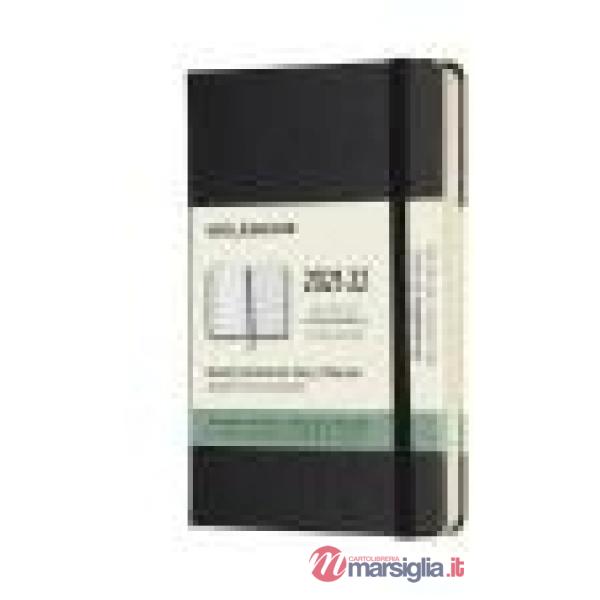 18 months, weekly notebook. Pocket, hard cover black