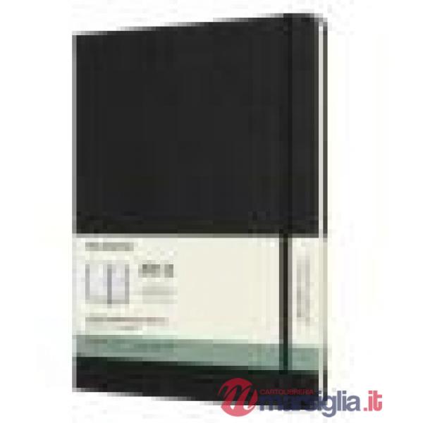 18 months, weekly notebook. Extra-large, hard cover, black
