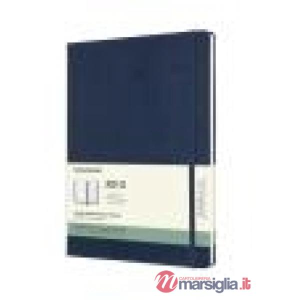 18 months, weekly notebook. Extra-large, hard cover, sapphire blue