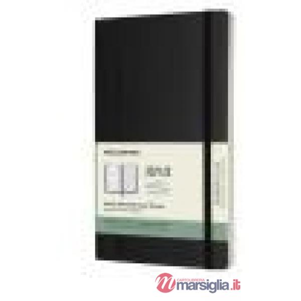18 months, weekly notebook. Large, soft cover, black