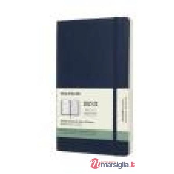 18 months, weekly notebook. Large, soft cover. sapphire blue