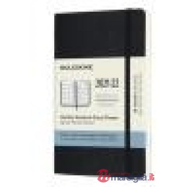 18 months, monthly. Pocket, soft cover, black