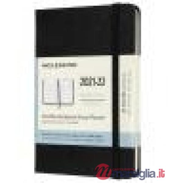 18 months, monthly. Pocket, hard cover, black