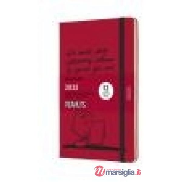 12 months, weekly notebook, Peanuts. Large, red
