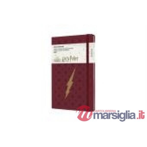 12 months, weekly notebook, Harry Potter. Large, bordeaux red