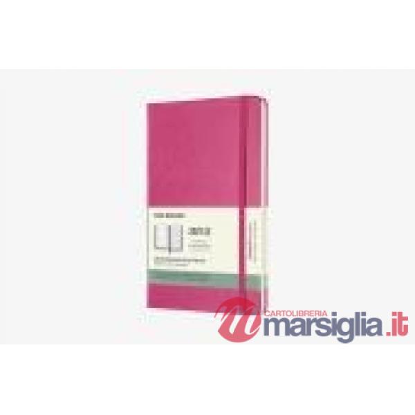 18 months, weekly notebook. Large, hard cover, bougainvillea pink