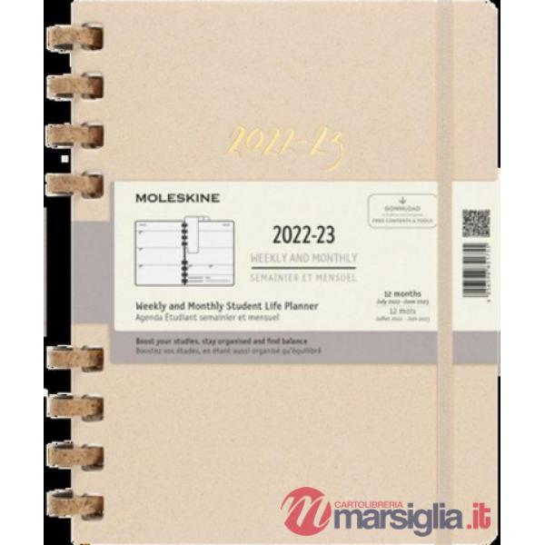 18 months, spiral academic planner. Extra-large, remake sand