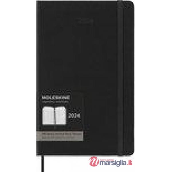 12 months, weekly, Pro, vertical. Large, hard cover, black