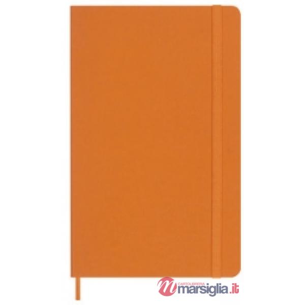 Notebook Vegea. Large, ruled, orange, soft cover