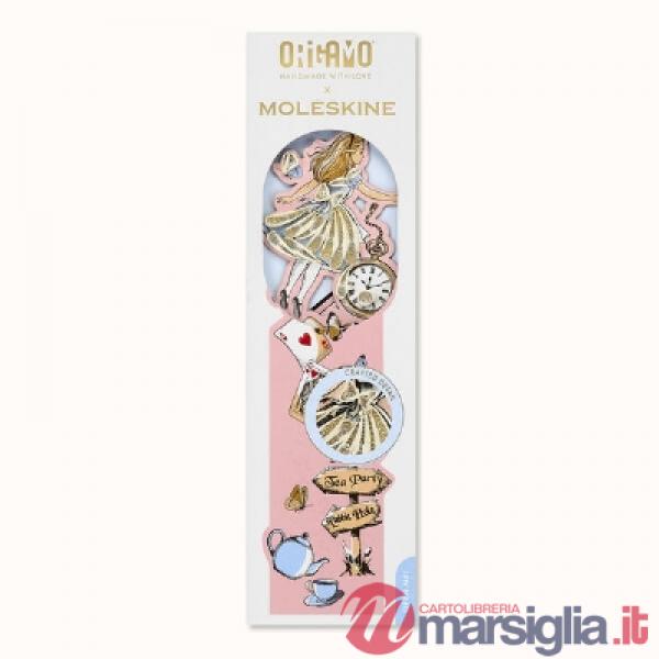«Alice in wonderland» origamo bookmark. Limited edition