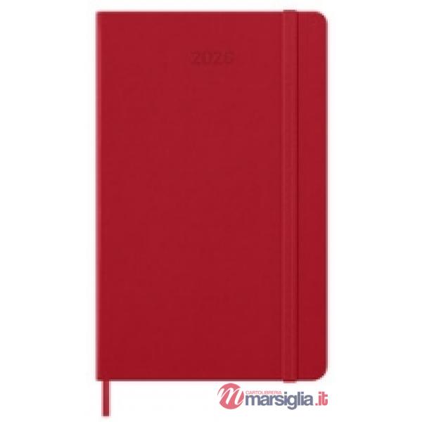 12 months, daily. Large, hard cover, scarlet red
