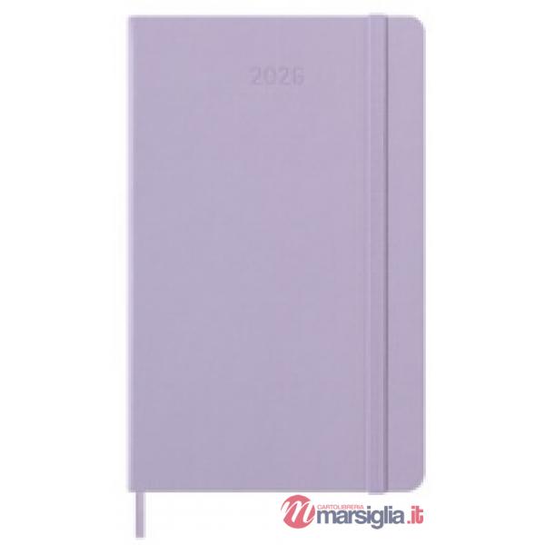 12 months, daily. Large, hard cover, pastel lilac