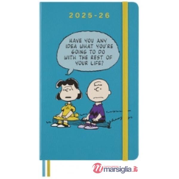 18 months, weekly notebook, Peanuts, Charlie & Lucy. Large