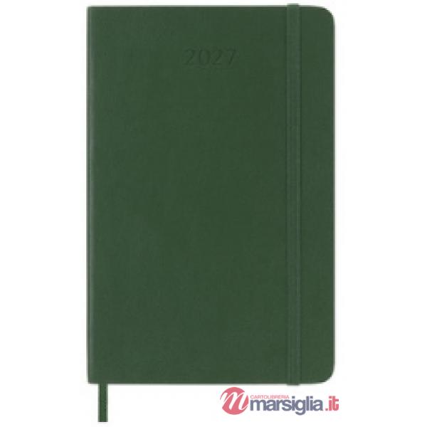 12 month daily. Pocket, myrtle green, soft cover 2027