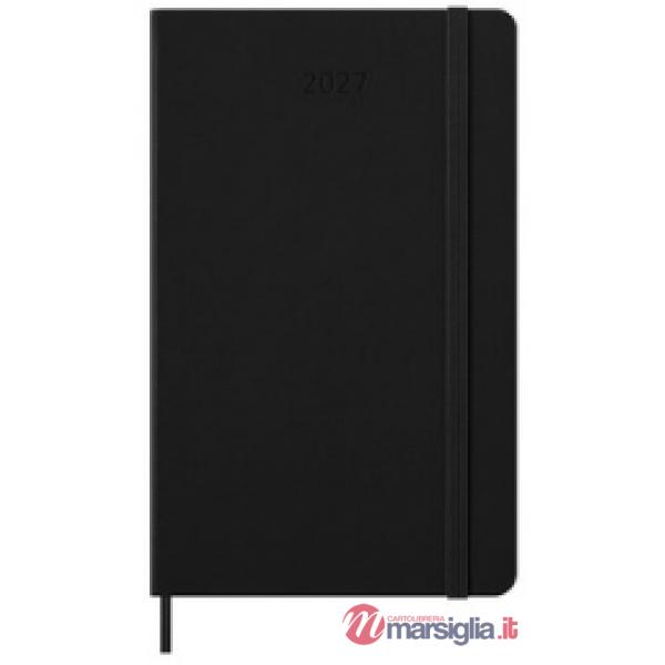 12 month daily. Large, black, hardcover 2027