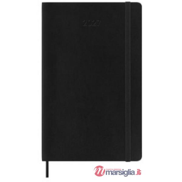 12 month daily. Large, black, soft cover 2027