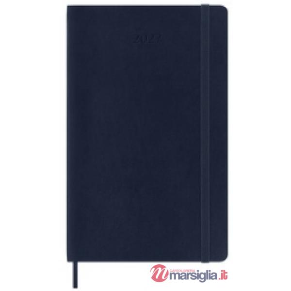 12 month, weekly notebook. Large, sapphire, soft cover 2027