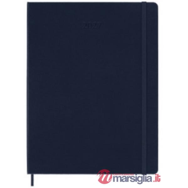 12 month, weekly notebook. XL, sapphire blue, hard cover 2027