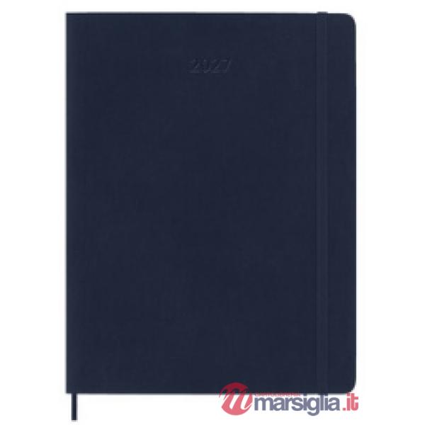 12 month, weekly notebook. XL, sapphire blue, soft cover 2027
