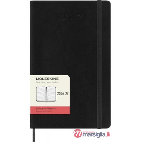 18 months daily. Large, black, soft cover 2027