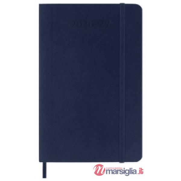 18 months weekly notebook. Pocket, sapphire blue, hard cover 2027