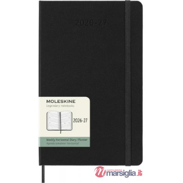 18 months weekly horizontal. Large, black, hard cover 2027