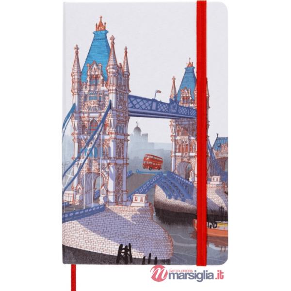 Notebook I am London. Large, ruled, white