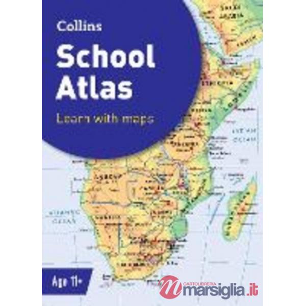 SCHOOL ATLAS - LEARN WITH MAPS AGE 11