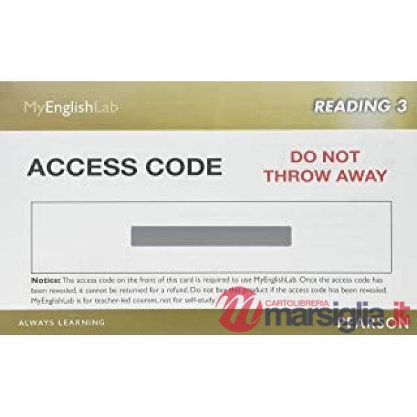 MYENGLAB READING 3 (STUDENT ACCESS CODE)