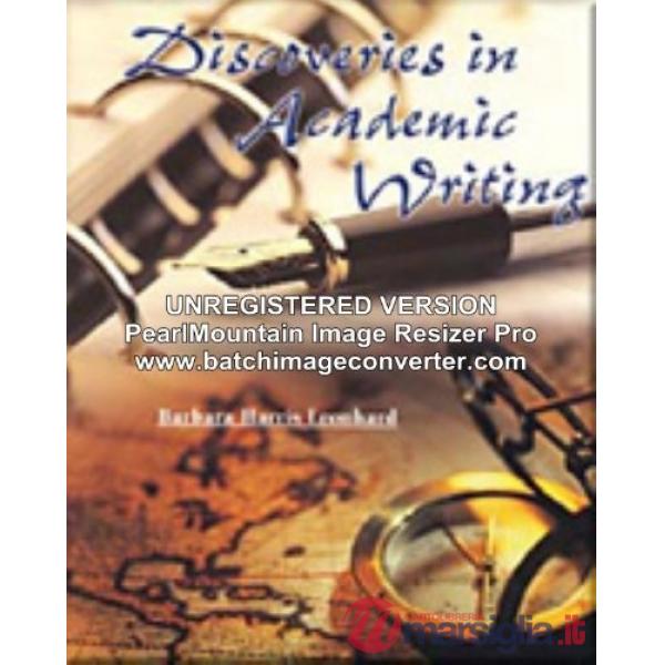 DISCOVERIES ACADEMIC WRIT. T'S