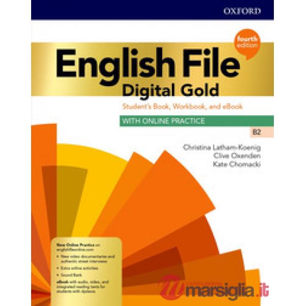 ENGL FILE 4E DIG GOLD B2: SB/WB W/KEY + EBK + ECH