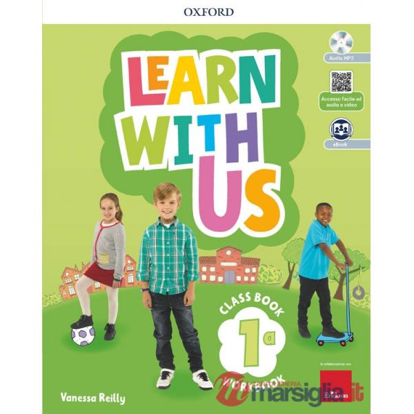 LEARN WITH US 1: CB&WB CON QR CODE & EBK + CD 1