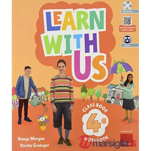 LEARN WITH US 4: CB&WB CON QR CODE & EBK + CD 4