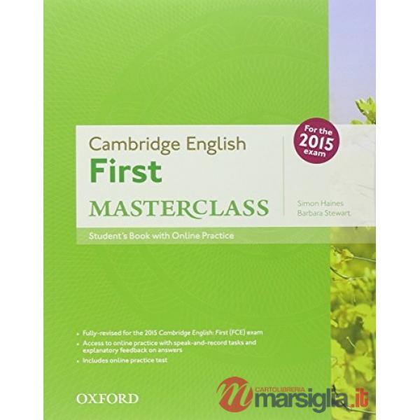 FIRST 2015 MCLASS: PK ( + K + 2ONL TEST + CDR)