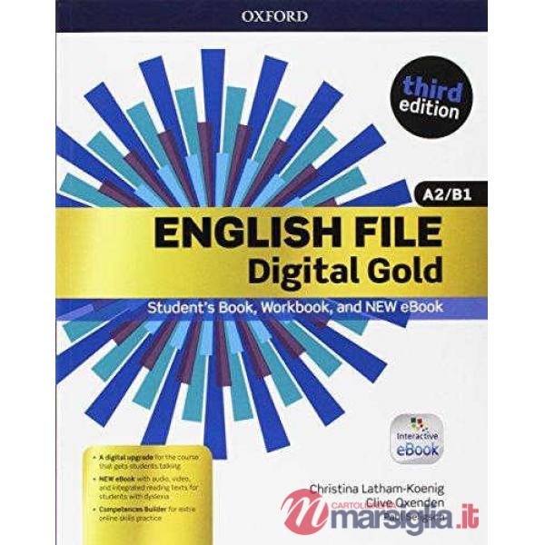 ENGL FILE GOLD A2/B1: PREM SB&WB + EBK + OOSP