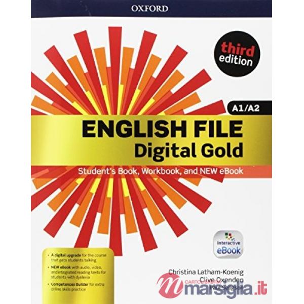 ENGL FILE GOLD A1/A2: PREM SB&WB + KEY + EBK + OOS
