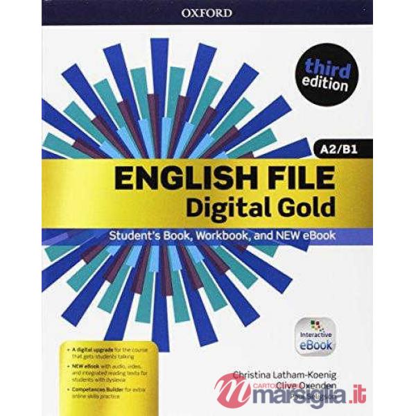 ENGL FILE GOLD A2/B1: PREM SB&WB + KEY + EBK + OOS
