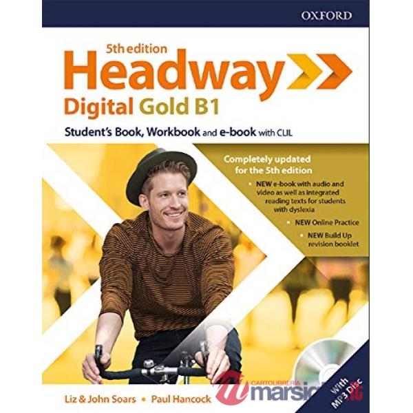HEADWAY 5E DIG GOLD B1: SB/WB W/O KEY + SRC